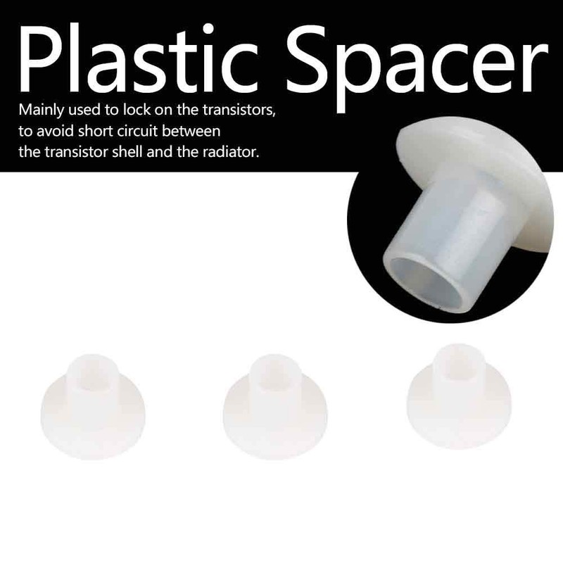100 Pcs Transistor Washers for Quartz Power Tube, Diode and