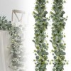 2 PCS Eucalyptus Garland, 5.9FT Greenery Garland Artificial Greenery Vines