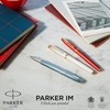 Parker IM Rollerball Pen | Premium Blue Grey with Chrome