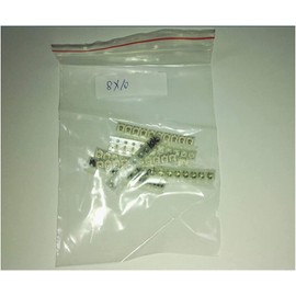 ZADIKO Potentiometer 8ValuesX5PCS=40PCS 3 * 3 SMD Potentiometer 3X3 Adjustable Resistor Trimmer resistors,1K 2.2K 3.3K 5K 10K 20K 50K 100K Electronic Component