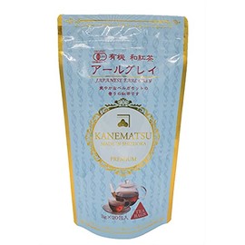 Kanematsu Seicha Made in Japan (Organic JAS Certified Tea) Earl Grey Tea Bags 20 Bags