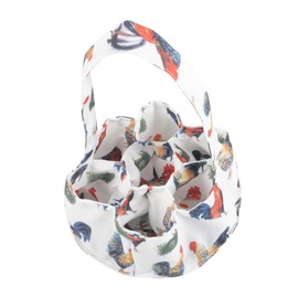 Totority Collecting Basket for Fresh Eggs Pouches Egg Gathering Holder Lightweight Farmhouse Design for Chicken Duck Convenient Storage