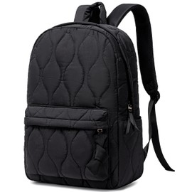 School Backpack Teen Girls Lightweight Bookbags Elementary Middle School College Back Pack Women Laptop Casual Daypacks (Z-Black)
