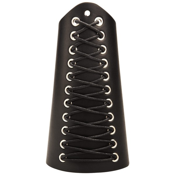 Cetornie Unisex Leather Gauntlet Wristband Wide Bracer Arm Armor Cuff