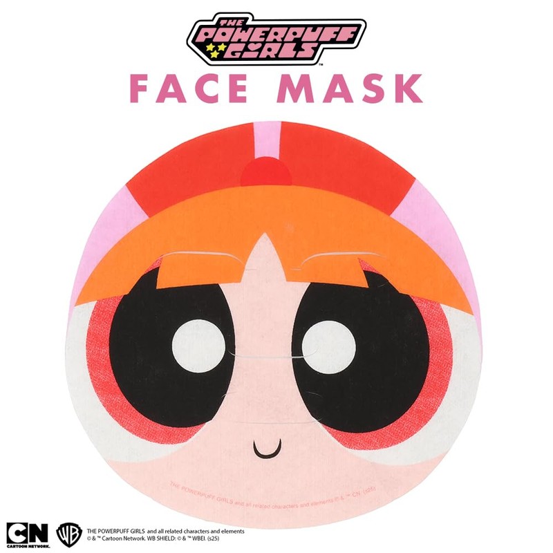 shobido Powerpuff Girls Face Mask, Aloe Vera Leaf Extract, 1