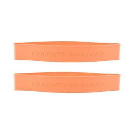 Firefighter Helmet Band 2 Pack, Strengthened Rubber Fire Helmet Strap for Holding Firefighting Tools, Flexible and Sturdy to Fit for Various Styles of Fire Helmets or Hard Hats, Orange