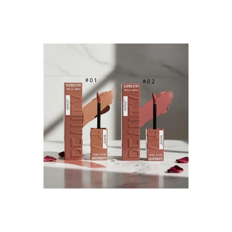 Set 6 Labiales Líquidos Color Cobertura Total Tonos Intensos