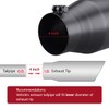 LCGP Bolt On Diesel Exhaust Tip 4", 6" outlet 15"