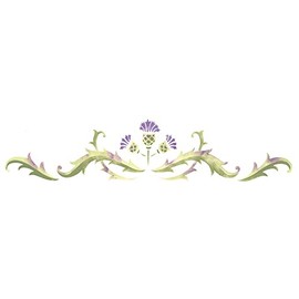 Thistle Wall Stencil SKU #3139 by Designer Stencils