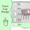 20 OZ Foam Cups With Lids for Hot & Cold