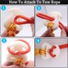 Botepon 2Pcs Boat Tube Towable Rope Quick Connector, Water Towable