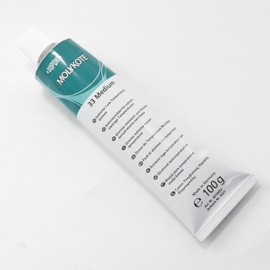 Molykote 33 Medium 100g Grease Lubricant 33M Extreme Low Temperature Grease Light-Load Metal-to-Metal Metal-to-Plastic for Electrical Cable Bearing Lubrication Off-White NLGI 2