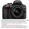 55 mm Lens Hood Set for Nikon D3400 D3500 D5500