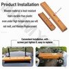 2-Pack Custom Wooden Replacement Handle for Weber Charcoal Grill -