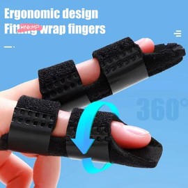 조절 가능한 강철판 교정 교정기 스트랩 지지대 손가락 보호대 스플린트 [child Bla] Adjustable Steel Plate Orthopedic Strap Support Finger Protector Splint [child Bla]