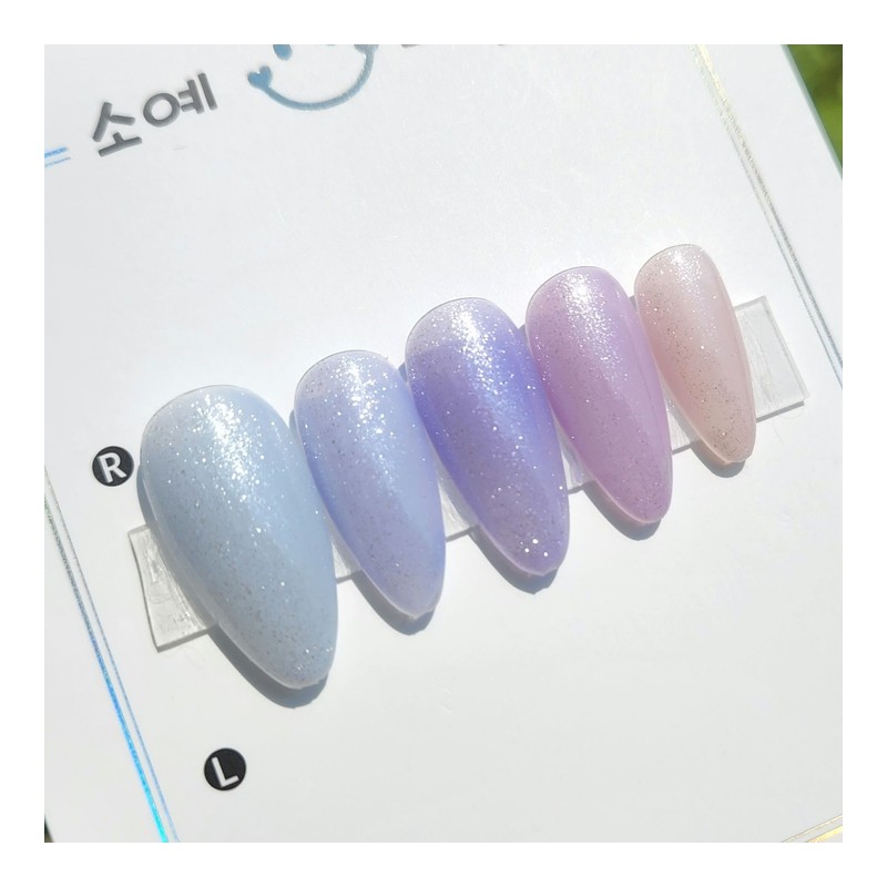 ✨Shine Topping Butterfly Handmade Nail Tip - Petite Square /