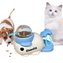 Dwafill Interactive Feeder, Dog Toy Intelligence, Slow Feeder Cat, Slow Feeder Cat (Blue Clown Fish)