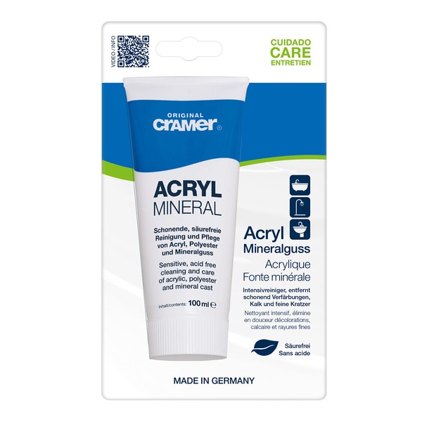 Cleaning paste / polishing paste for acrylic surfaces "Acryl-Star" (2 in 1)