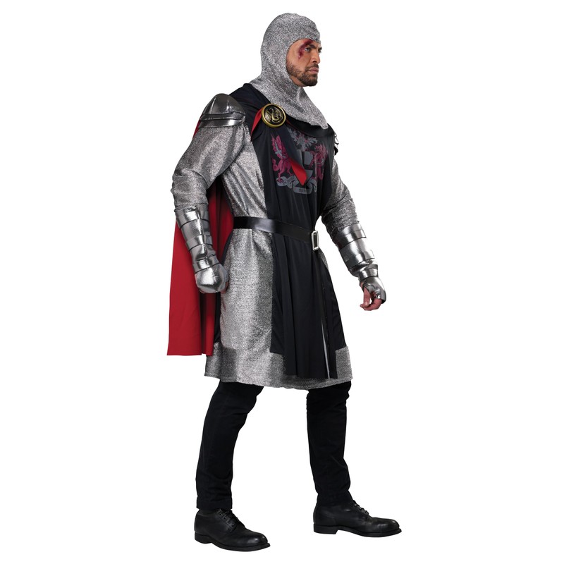 California Costumes Men's Medieval Knight Costume Small/Medium Black/Red