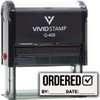 Ordered by Date (Order Complete) Self Inking Rubber Stamp (Black
