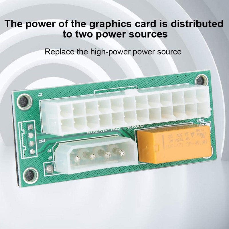 Yoidesu Dual PSU Multiple Power Supply Adapter (ATX 24Pin to