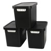 Jolie Max (Set of 3) Plastic Storage Boxes with Lid,