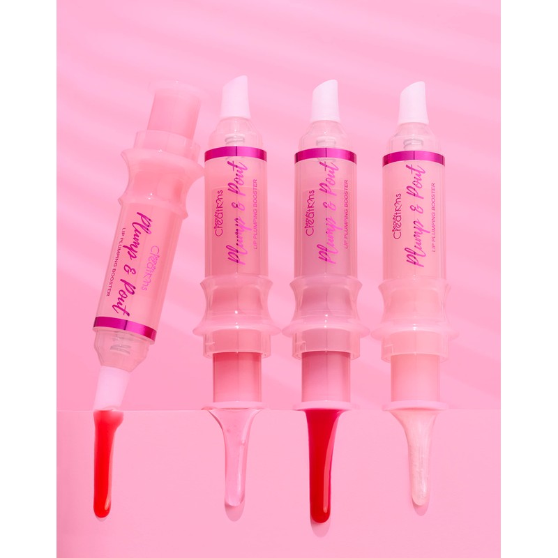 Lipgloss Voluminizador Plump & Pout Beauty Creations 4 Tonos (Legally