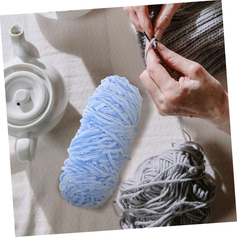 IWOWHERO 3 Rolls Chunky Hand Knitting Wool Yarn Soft Breathable