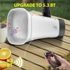 Solar-Powered Megaphone Speaker Portable Wireless BT PA Bullhorn Outdoor Recording