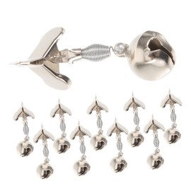 Outanaya 10Pcs Fishing Alarm Bells Durable Outdoor Fishing Bells for Bite Notification Essential Fishing Gear for Anglers Fishing Accessories for Freshwater