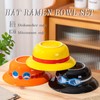 Straw Hat Ramen Bowl (Ceramic Bowl + Wooden Spoon +