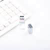 Laak 32GB New Crystal Transparent Rectangle Genuine USB Flash Drive