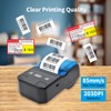 Portable 58mm Thermal Label Maker Wireless BT Mini Label Printer