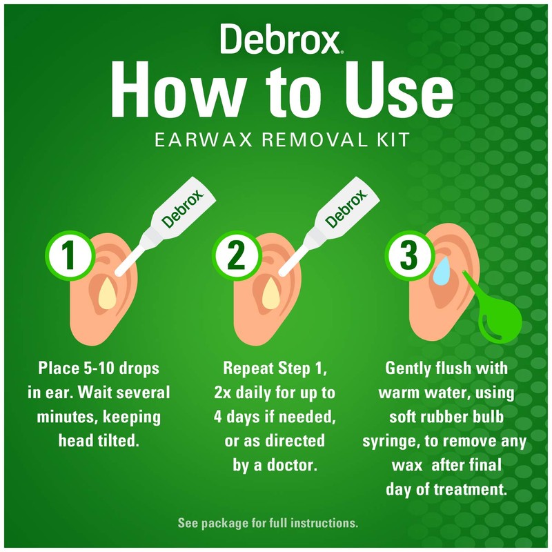 Debrox Ear Wax Removal Kit, Bulb Syringe & 0.5 Fl