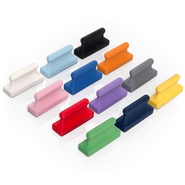 Glassboard Studio Mega Magnets - Neodymium - Heavy Duty, Colorful, Ergonomic, Ideal for Crafting, Quilting, and as Magnetic Knife Holders (12, Multi-PackPawn)