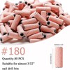 ERUIKA 180 Grit Small Sanding Bands for Nail Drill, 80pcs