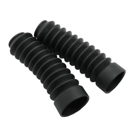 Alpha Rider Left and Right Set 1.18inx1.97inx6.89in Front Fork Cover For Yamaha TW200 TW225 Motorcycle Bike Fork Boots Guard Protector Shock Absorber Rubber Boots Dust Cover Black