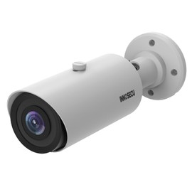INNOSECU Bullet PoE IP Camera Outdoor, 5MP@ 30fps Security Camera, Motorized Lens 2.8~12mm 4X Optical Zoom, Smart Dual Light Color Night Vision up to 120ft, Human&Vehicle Detection, INB5GD57Z