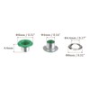 Kozelo Grommets Kit 100set-[4mm 1/6" Hole] Metal Eyelets Grommet Tool