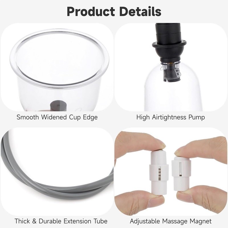 カッピング 手動式 吸い玉 真空 24個