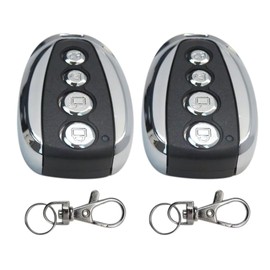 BGEHHCY 2Pcs 433.92MHz Remote Control Backup Key Sliding Gate Opener Automatic Operator Copying 99.99% of the Common Fixed Codes with User Manual