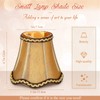 Riakrum 10 Pcs Shades for Chandeliers European Small Lamp Shade