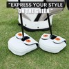 Golf Mallet Putter Cover Head Cover, Birdie Design Magnetic Closure