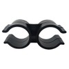 Pack of 20 Double Clamps Pipe Clamps PVC Plastic Shelf