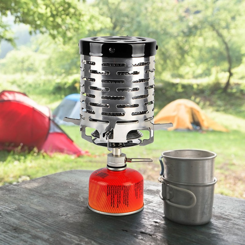 Mini Stove Heating Cover Stainless Steel Portable Warming Outdoor Heater