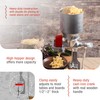 Victoria Manual Cast Iron Grain Mill with High Hopper, Premium