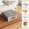 HIPLIYS 6 Pack Bed Sheet Organizers and Storage, foldable bed