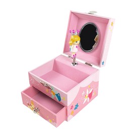 Trousselier 6260205 Children's Music Box Princess Jewellery Box with Pull-Out Drawer Jewellery Box Storage