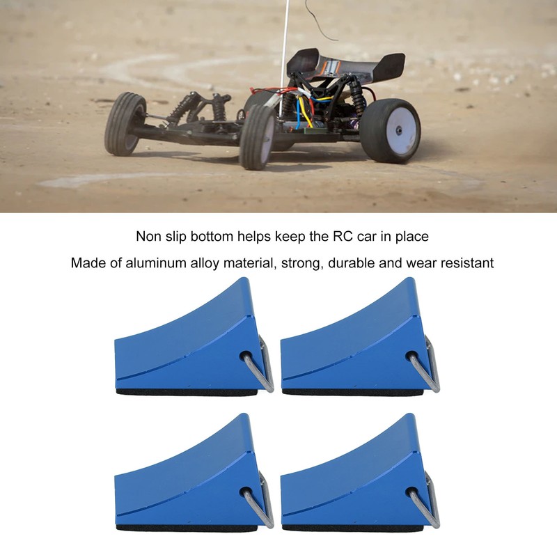 4PCS RC Model Car Wheel Chock Good Fixation Anti Slip