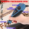 Engraver Pen, 25W 6 Speed Engraving Pen for Metal, Wood,